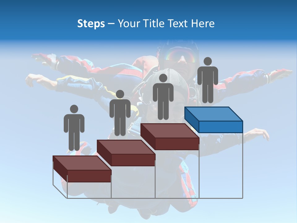 A Couple Of People That Are In The Air PowerPoint Template