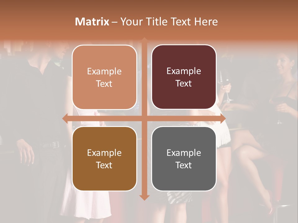 Party Hug Wine PowerPoint Template