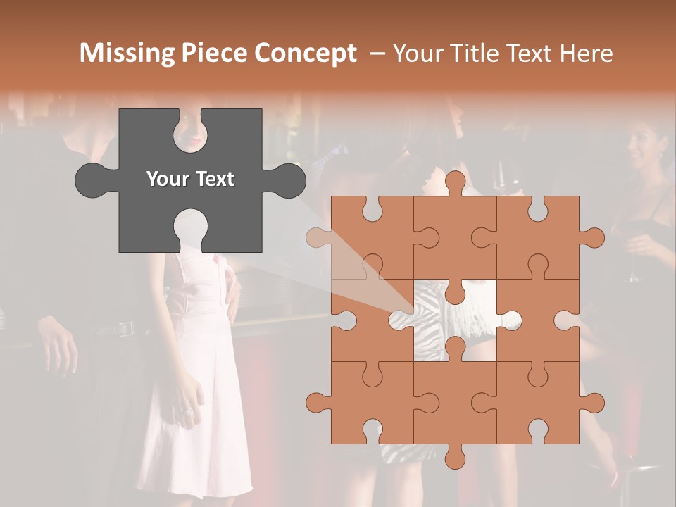 Party Hug Wine PowerPoint Template