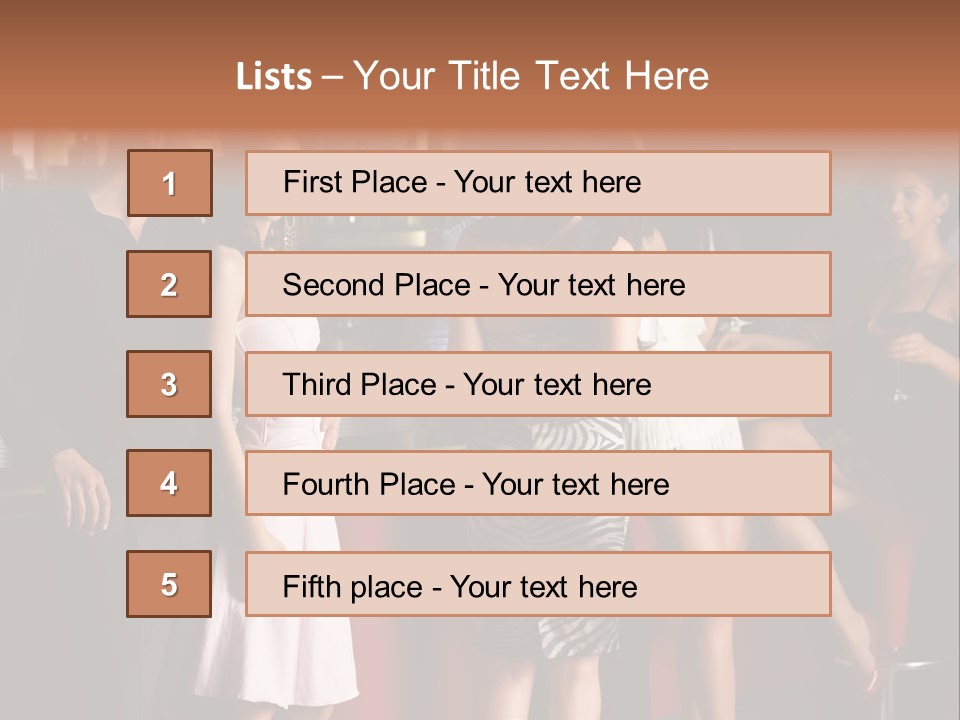 Party Hug Wine PowerPoint Template