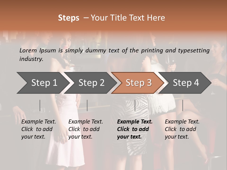 Party Hug Wine PowerPoint Template