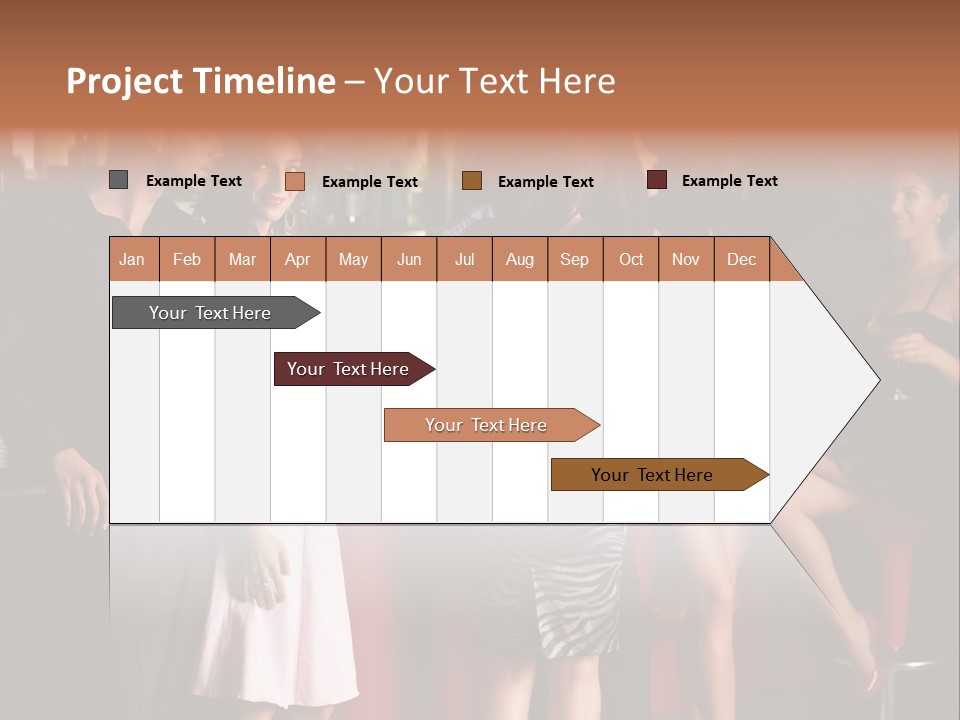 Party Hug Wine PowerPoint Template