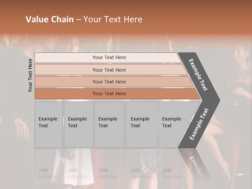 Party Hug Wine PowerPoint Template