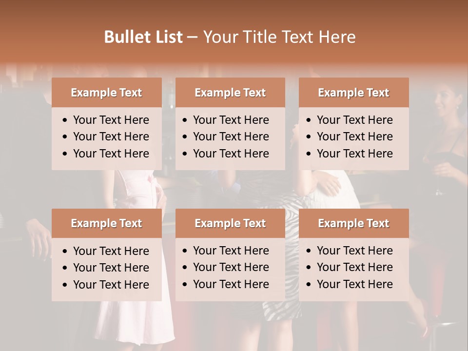 Party Hug Wine PowerPoint Template