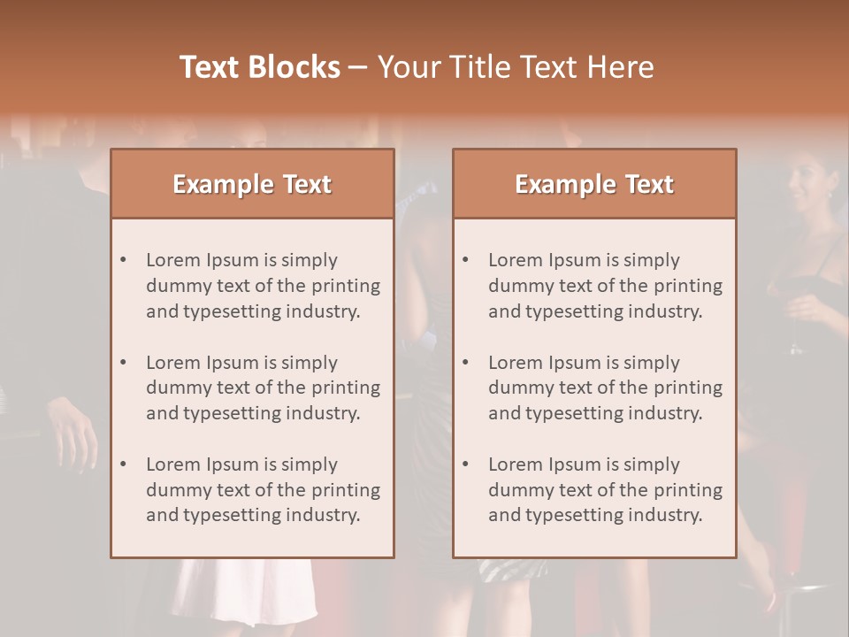 Party Hug Wine PowerPoint Template