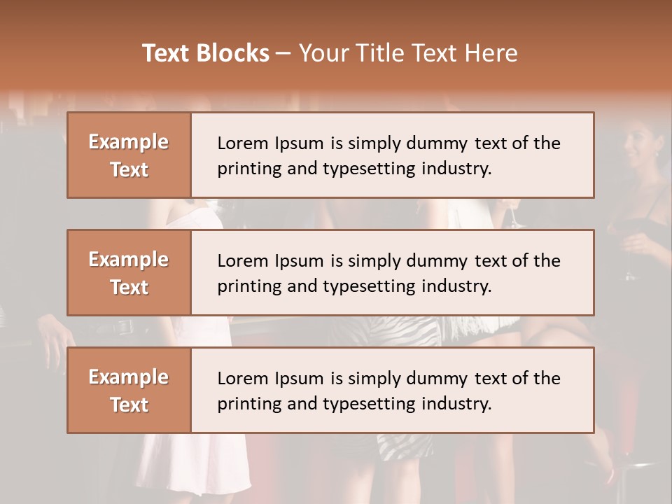 Party Hug Wine PowerPoint Template