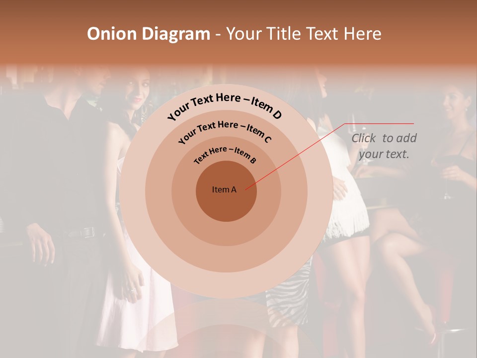 Party Hug Wine PowerPoint Template