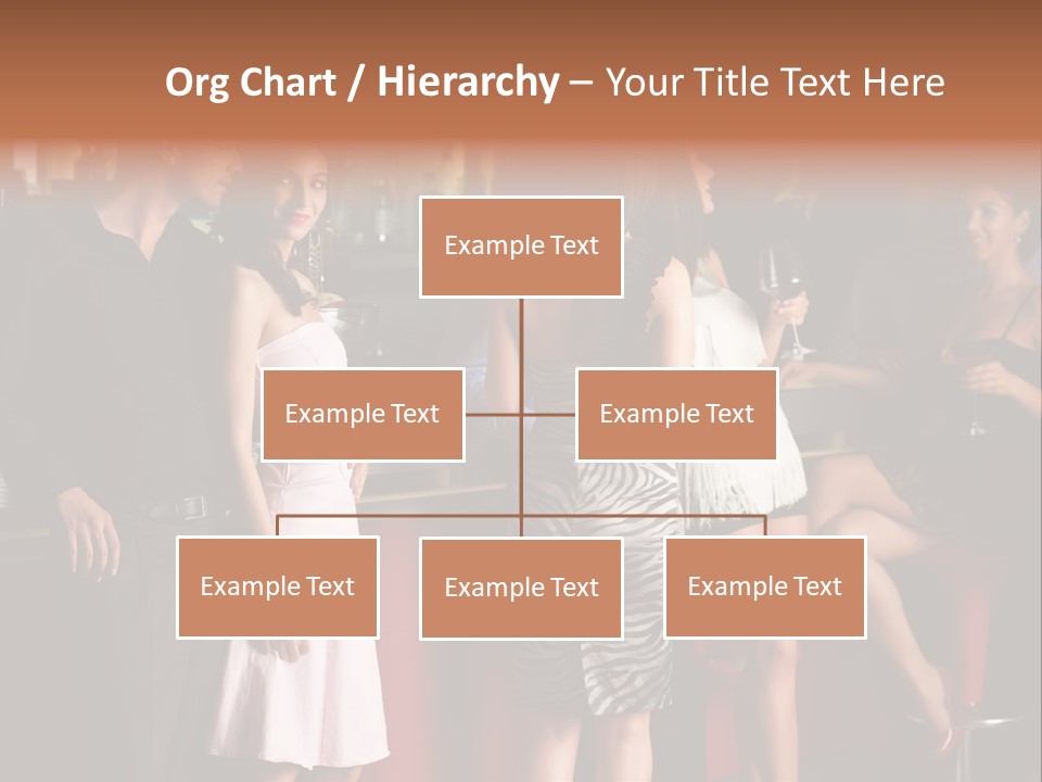 Party Hug Wine PowerPoint Template