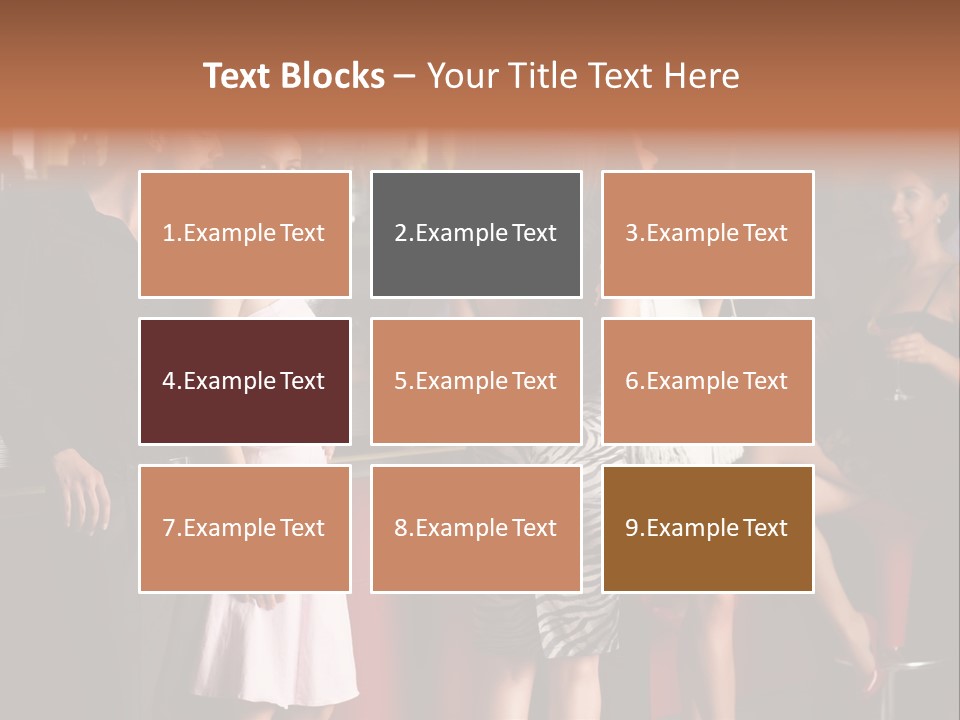 Party Hug Wine PowerPoint Template