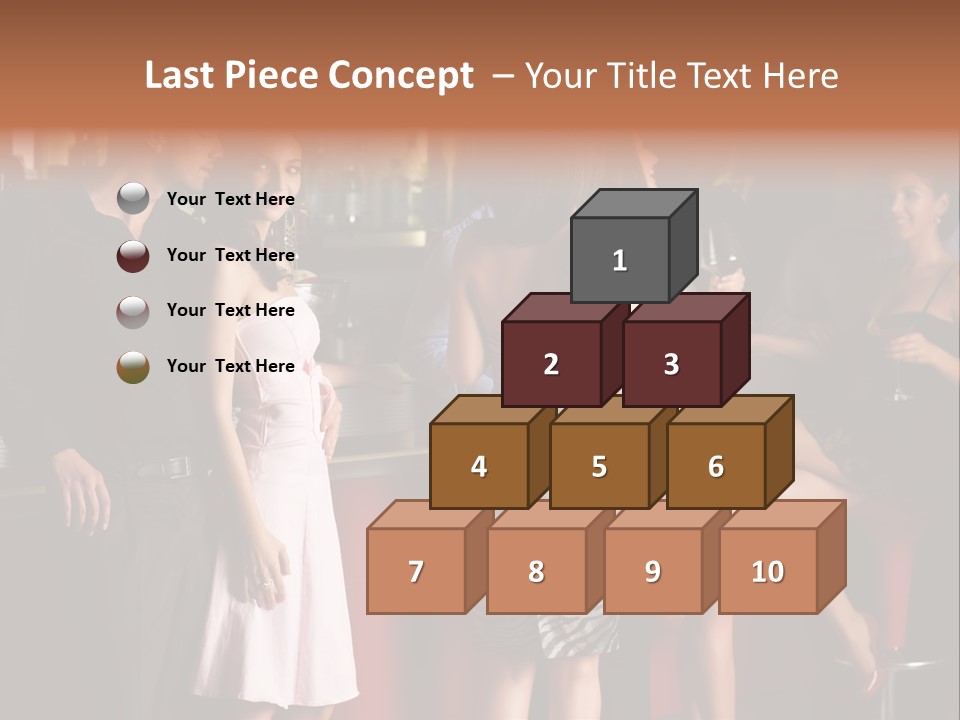 Party Hug Wine PowerPoint Template
