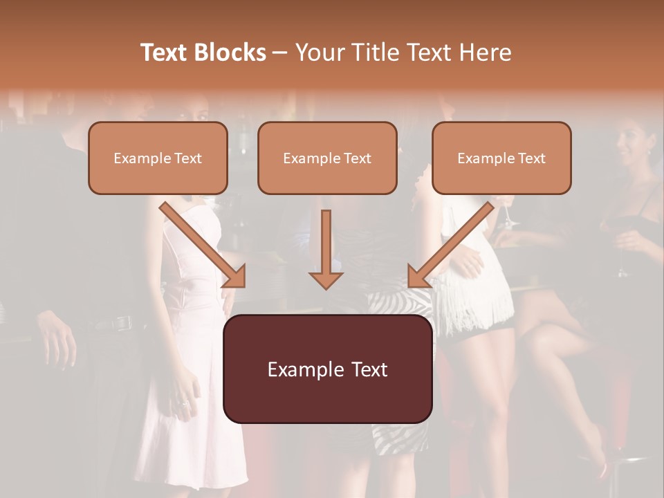 Party Hug Wine PowerPoint Template