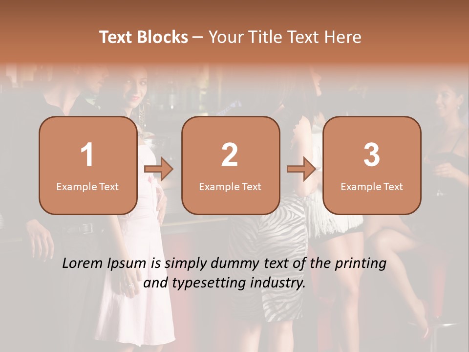 Party Hug Wine PowerPoint Template