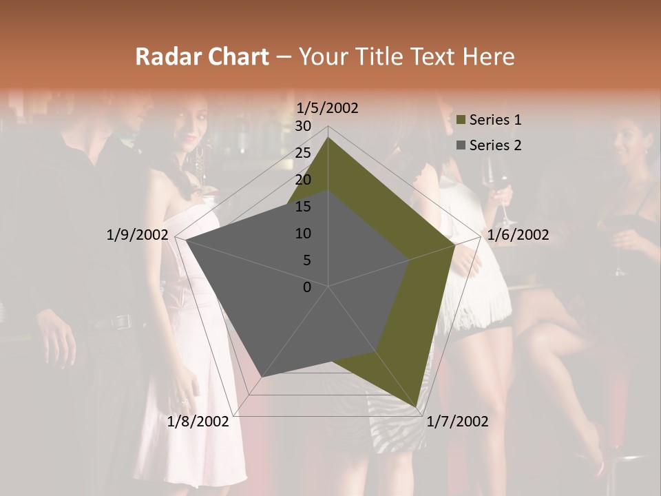 Party Hug Wine PowerPoint Template