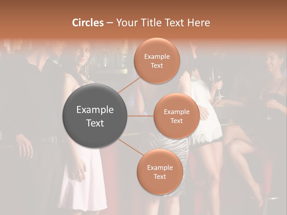 Party Hug Wine PowerPoint Template