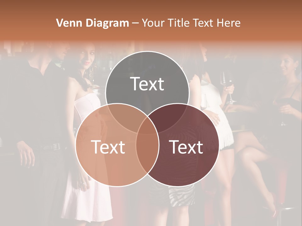 Party Hug Wine PowerPoint Template