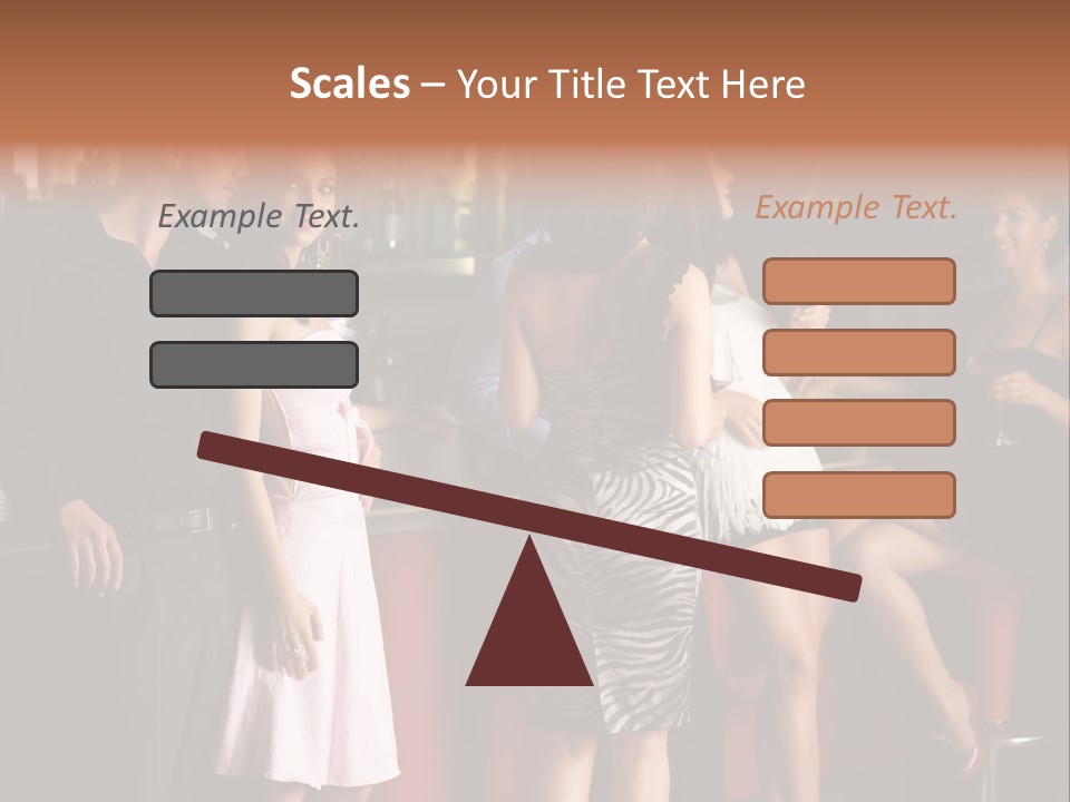 Party Hug Wine PowerPoint Template