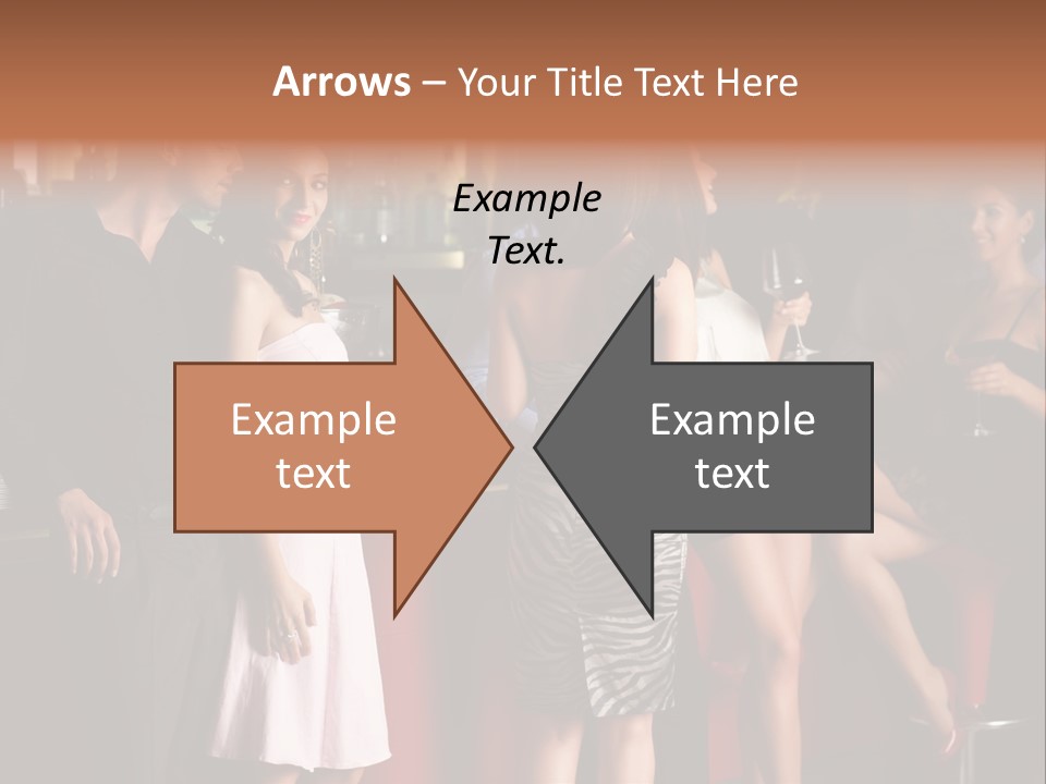 Party Hug Wine PowerPoint Template