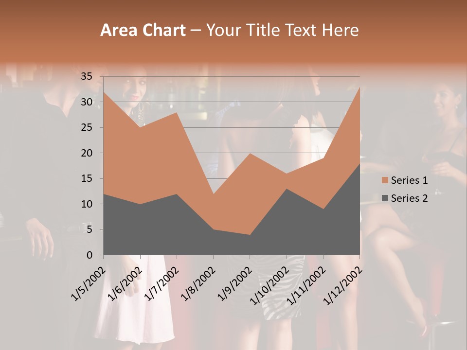 Party Hug Wine PowerPoint Template