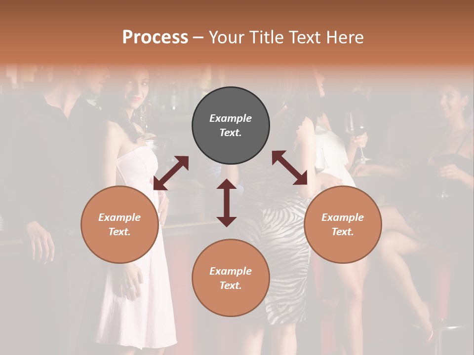 Party Hug Wine PowerPoint Template