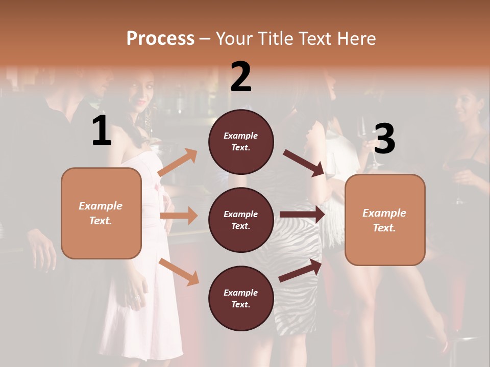 Party Hug Wine PowerPoint Template