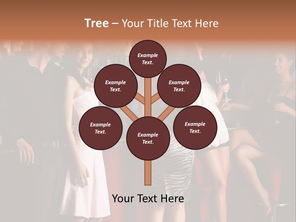 Party Hug Wine PowerPoint Template
