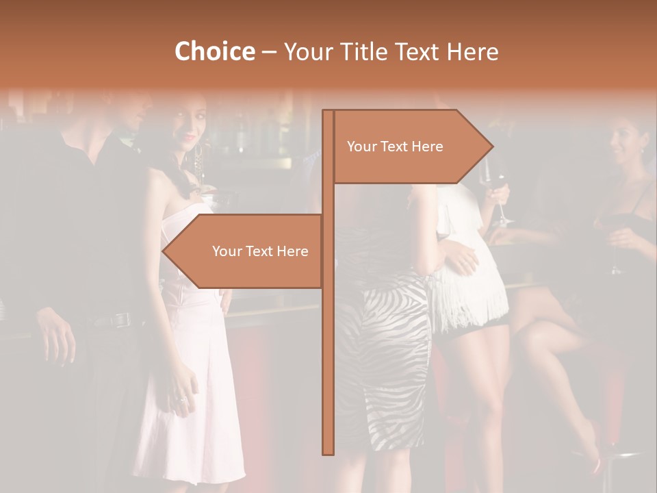 Party Hug Wine PowerPoint Template