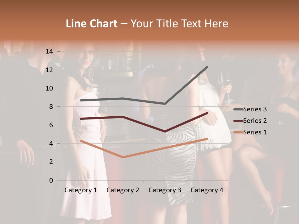 Party Hug Wine PowerPoint Template