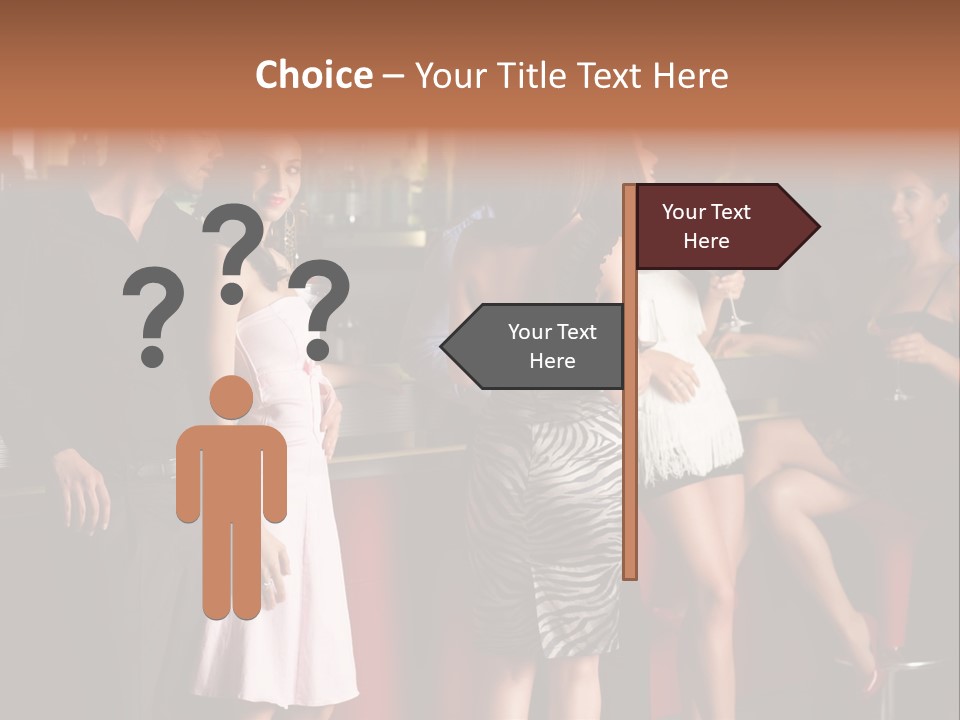 Party Hug Wine PowerPoint Template