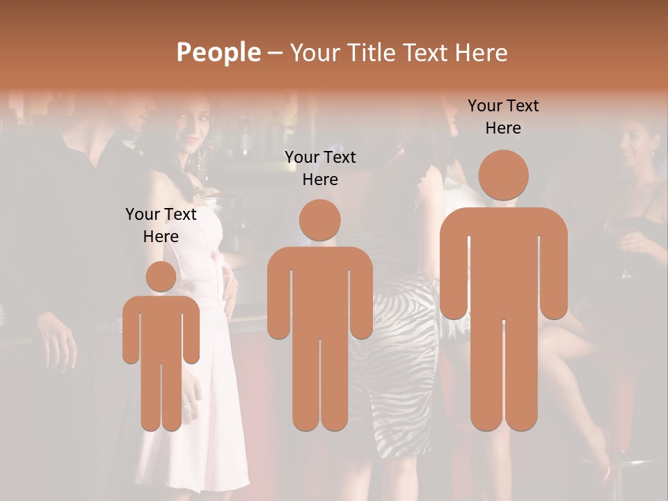 Party Hug Wine PowerPoint Template