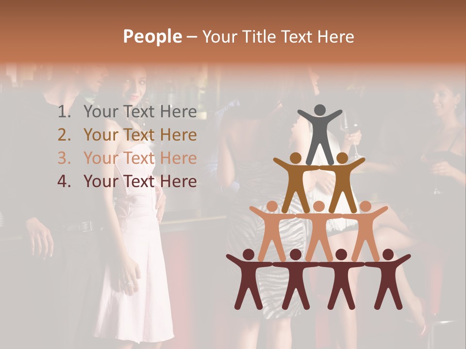 Party Hug Wine PowerPoint Template