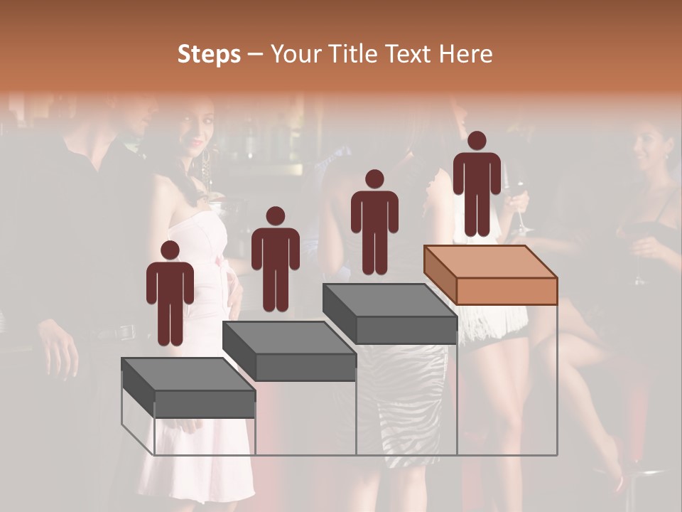 Party Hug Wine PowerPoint Template