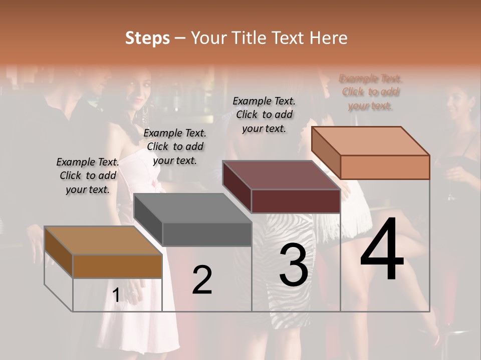 Party Hug Wine PowerPoint Template