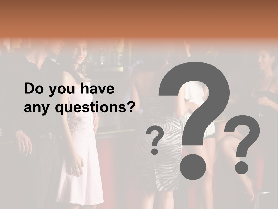 Party Hug Wine PowerPoint Template