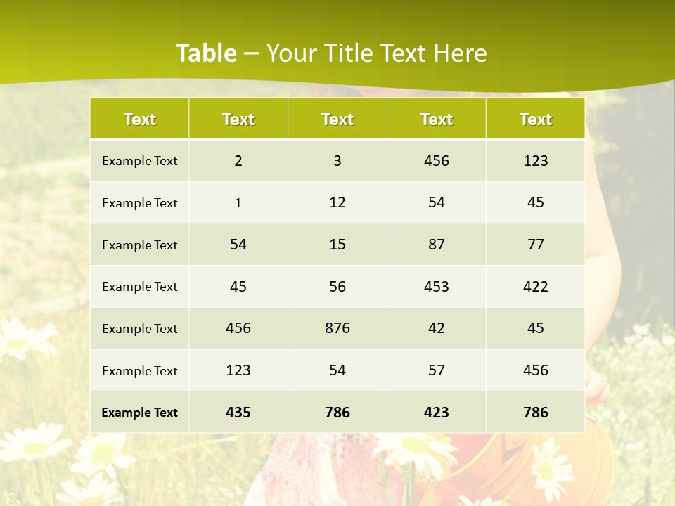 Spring Beautiful Lovely PowerPoint Template