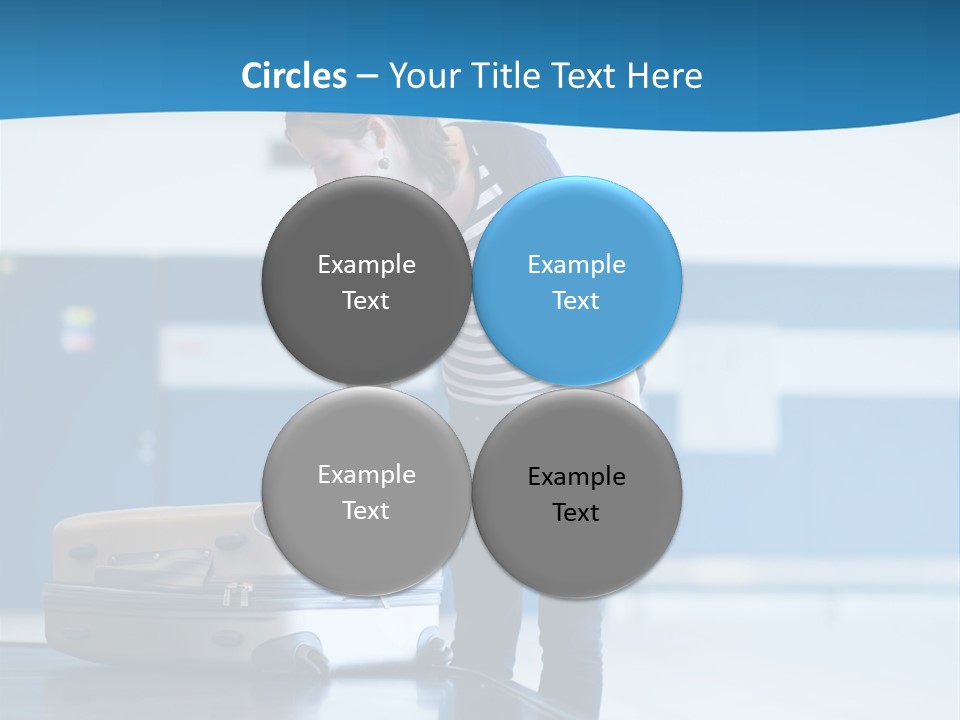 Checked Aircraft Air PowerPoint Template