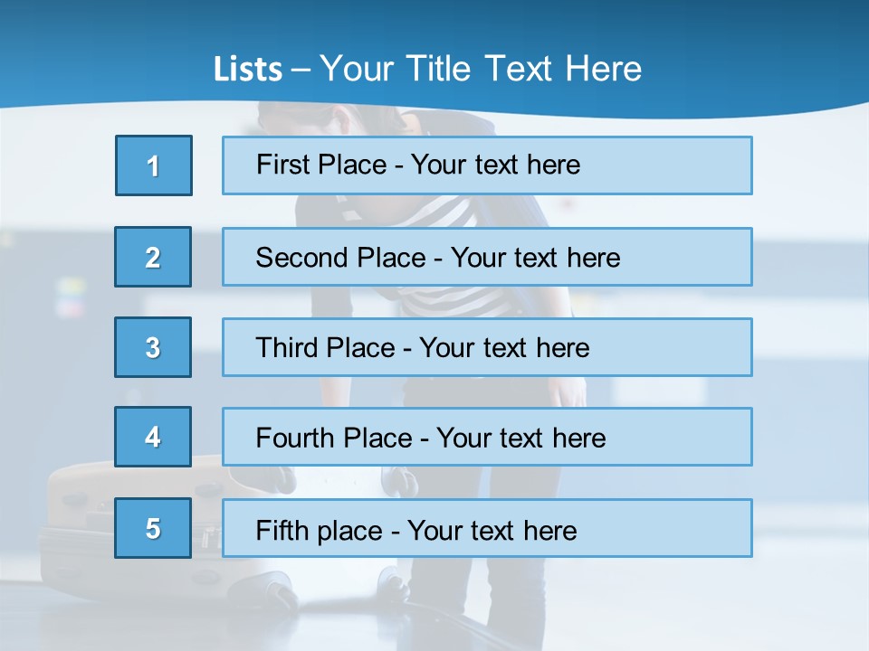 Checked Aircraft Air PowerPoint Template