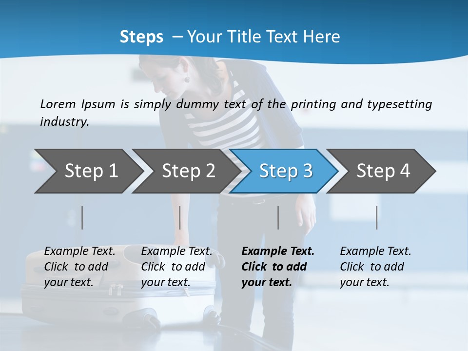 Checked Aircraft Air PowerPoint Template