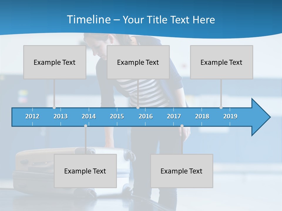 Checked Aircraft Air PowerPoint Template