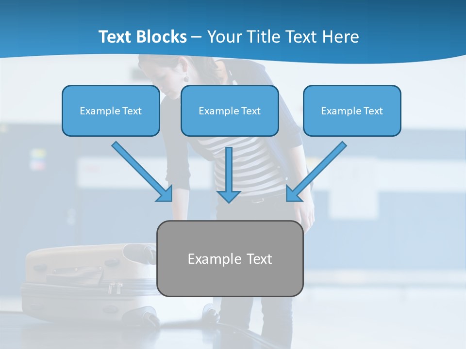 Checked Aircraft Air PowerPoint Template