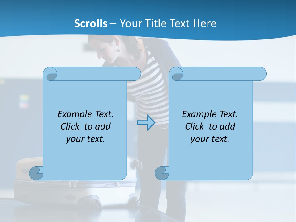 Checked Aircraft Air PowerPoint Template