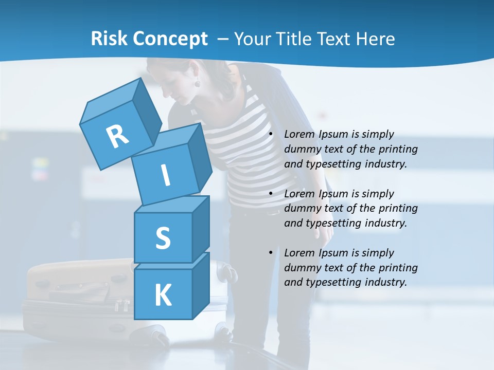 Checked Aircraft Air PowerPoint Template