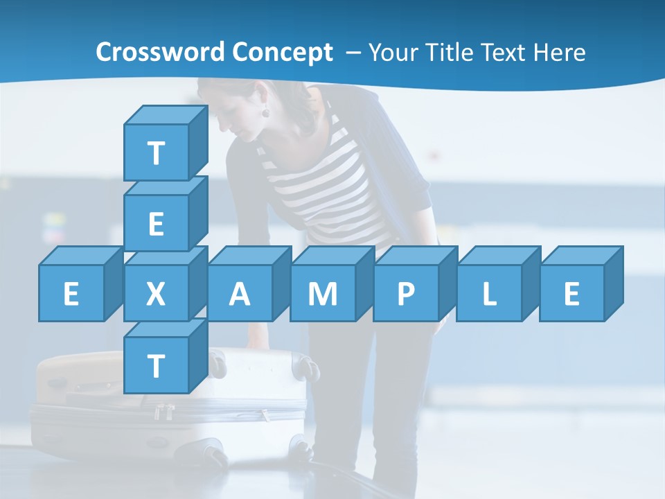 Checked Aircraft Air PowerPoint Template