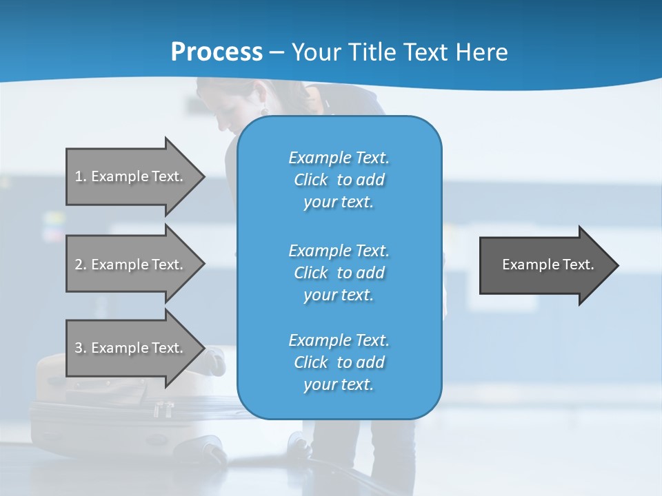 Checked Aircraft Air PowerPoint Template