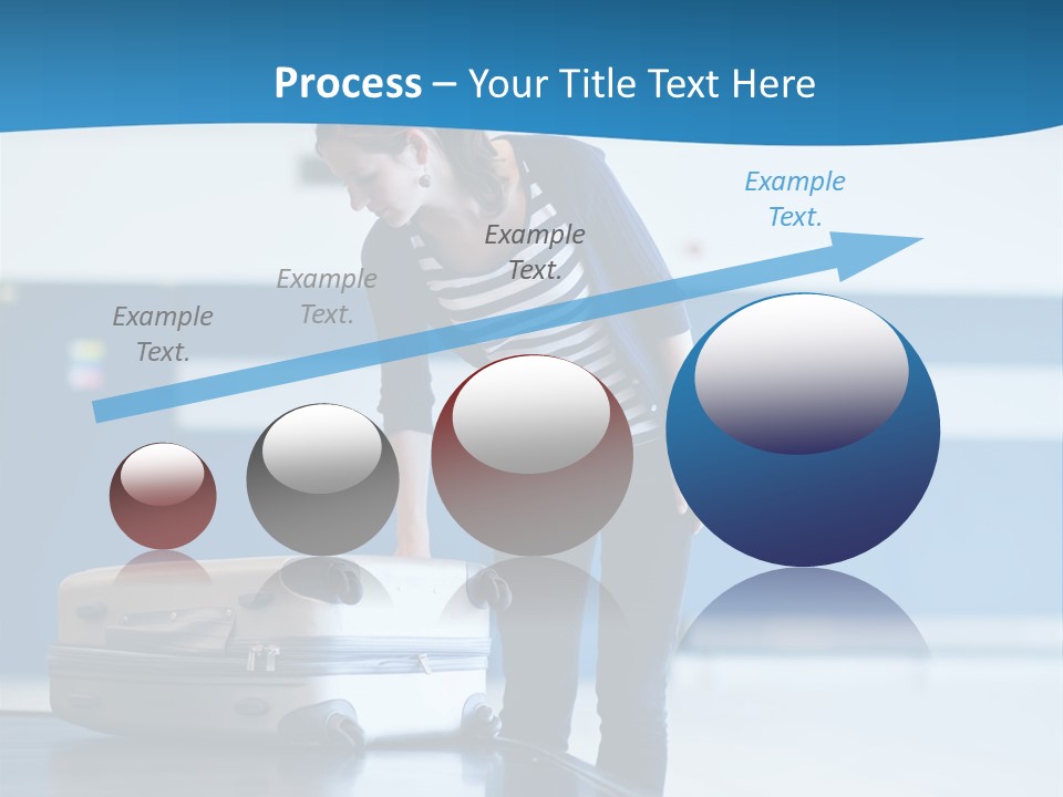 Checked Aircraft Air PowerPoint Template