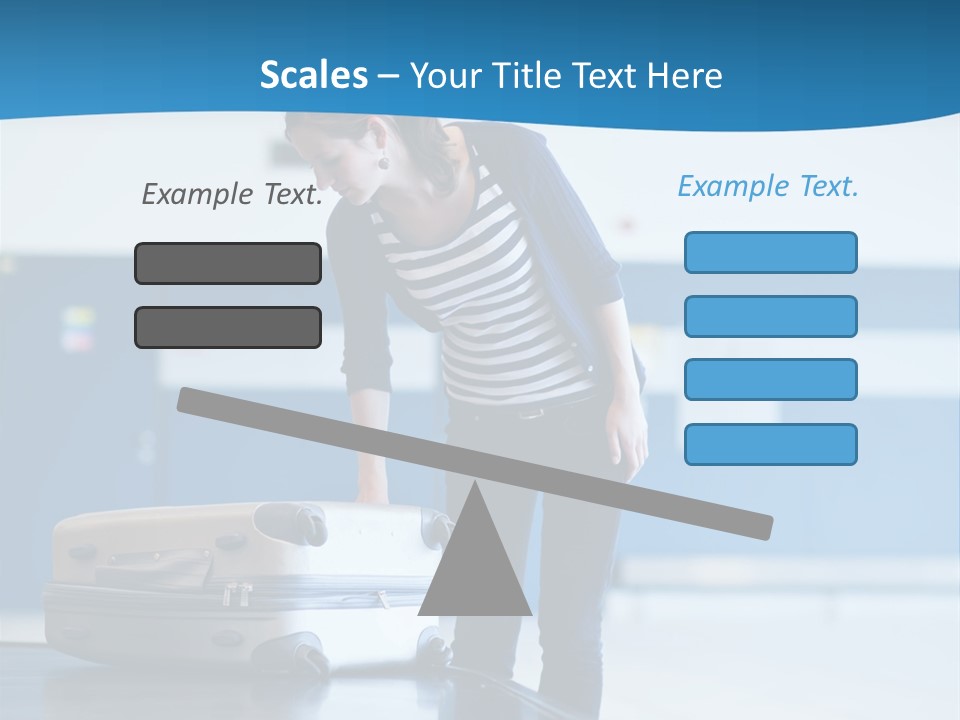 Checked Aircraft Air PowerPoint Template