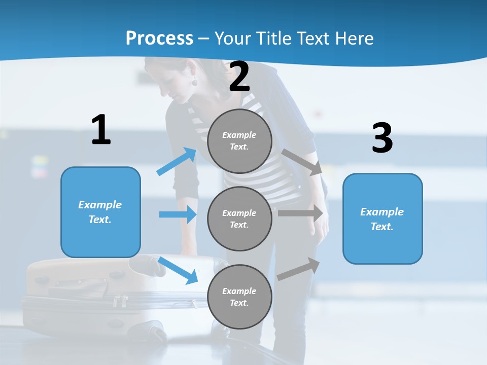 Checked Aircraft Air PowerPoint Template