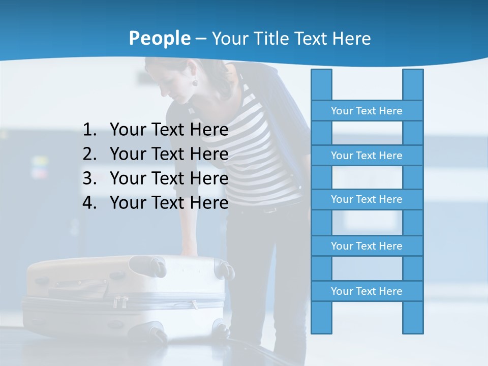 Checked Aircraft Air PowerPoint Template