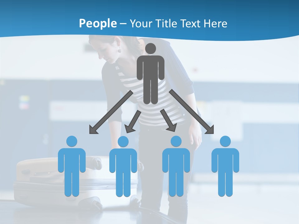 Checked Aircraft Air PowerPoint Template