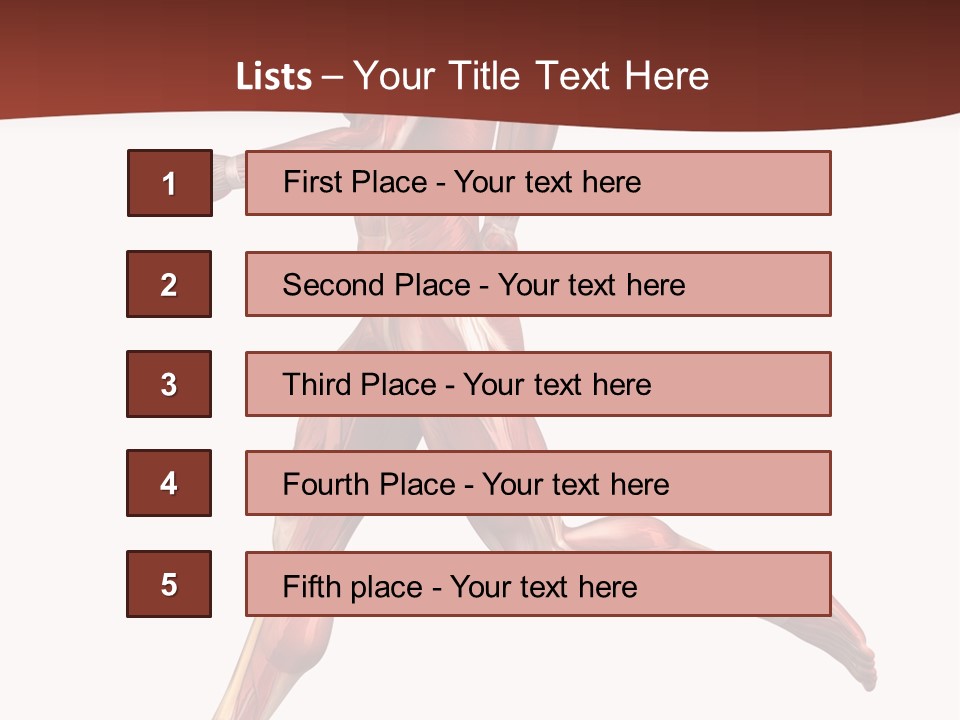 Extensor Carpi Radialis Brevis Calcaneal Achilles Tendon External Oblique PowerPoint Template