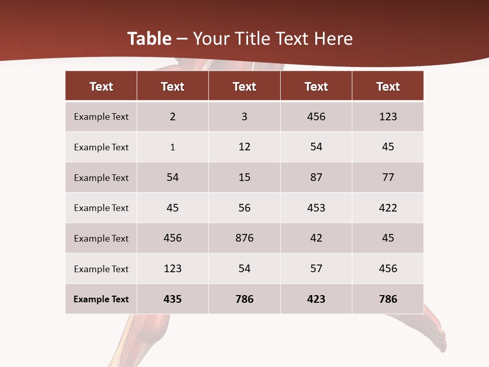 Extensor Carpi Radialis Brevis Calcaneal Achilles Tendon External Oblique PowerPoint Template